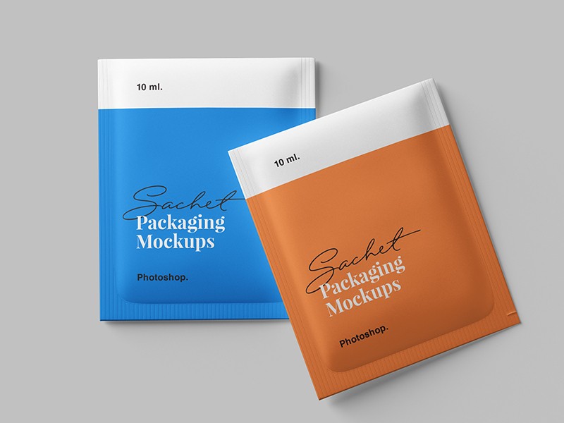 Sachet Packaging Mockups